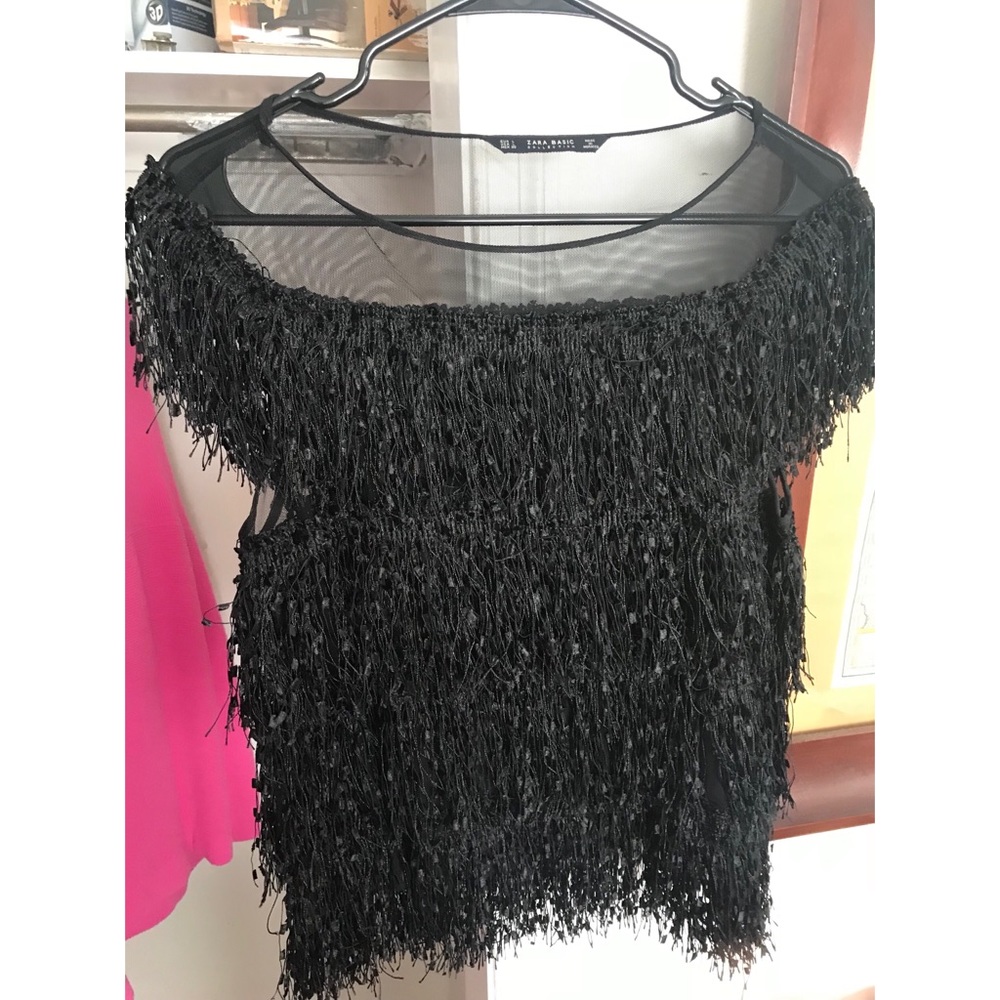 Zara flapper blouse